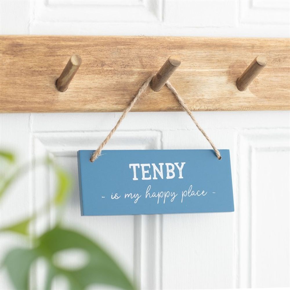 Tenby is My Happy Place Hanging Sign - ScentiMelti  Tenby is My Happy Place Hanging Sign