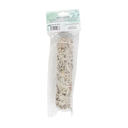 15cm Medium White Sage Smudge Stick Wand - ScentiMelti  15cm Medium White Sage Smudge Stick Wand