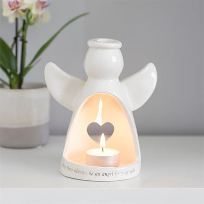 Angel By Your Side Tealight Holder - ScentiMelti  Angel By Your Side Tealight Holder