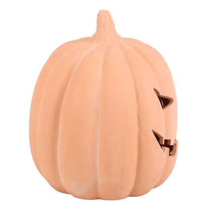 22cm Terracotta Pumpkin Ornament - ScentiMelti  22cm Terracotta Pumpkin Ornament