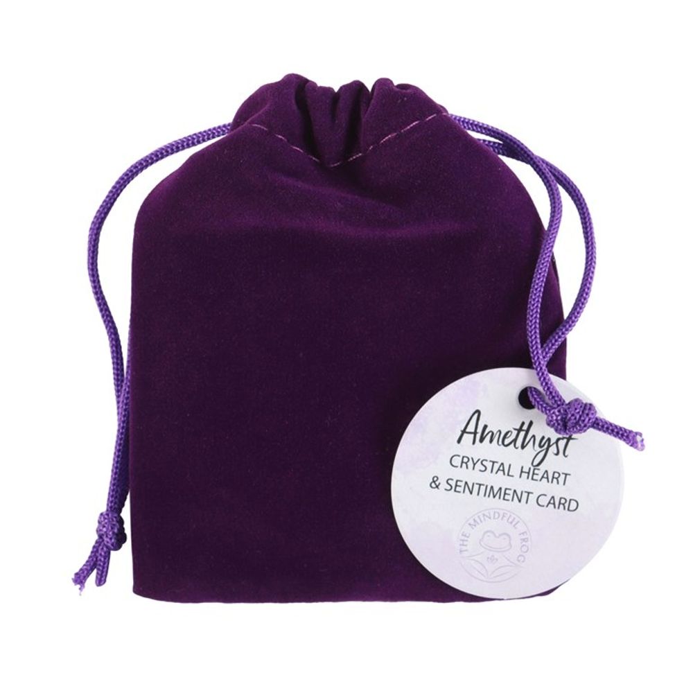 You Are Special to Me Amethyst Crystal Heart in a Bag - ScentiMelti  You Are Special to Me Amethyst Crystal Heart in a Bag