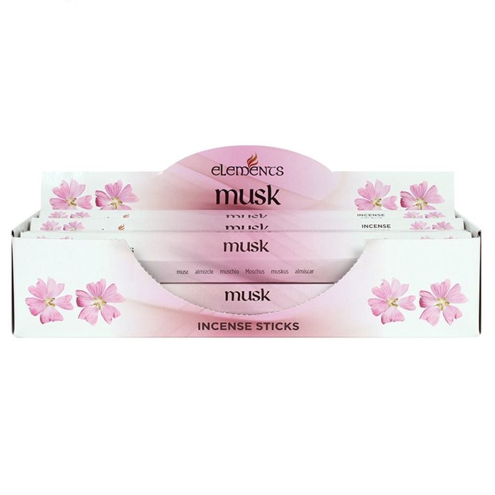 Set of 6 Packets of Elements Musk Incense Sticks - ScentiMelti  Set of 6 Packets of Elements Musk Incense Sticks