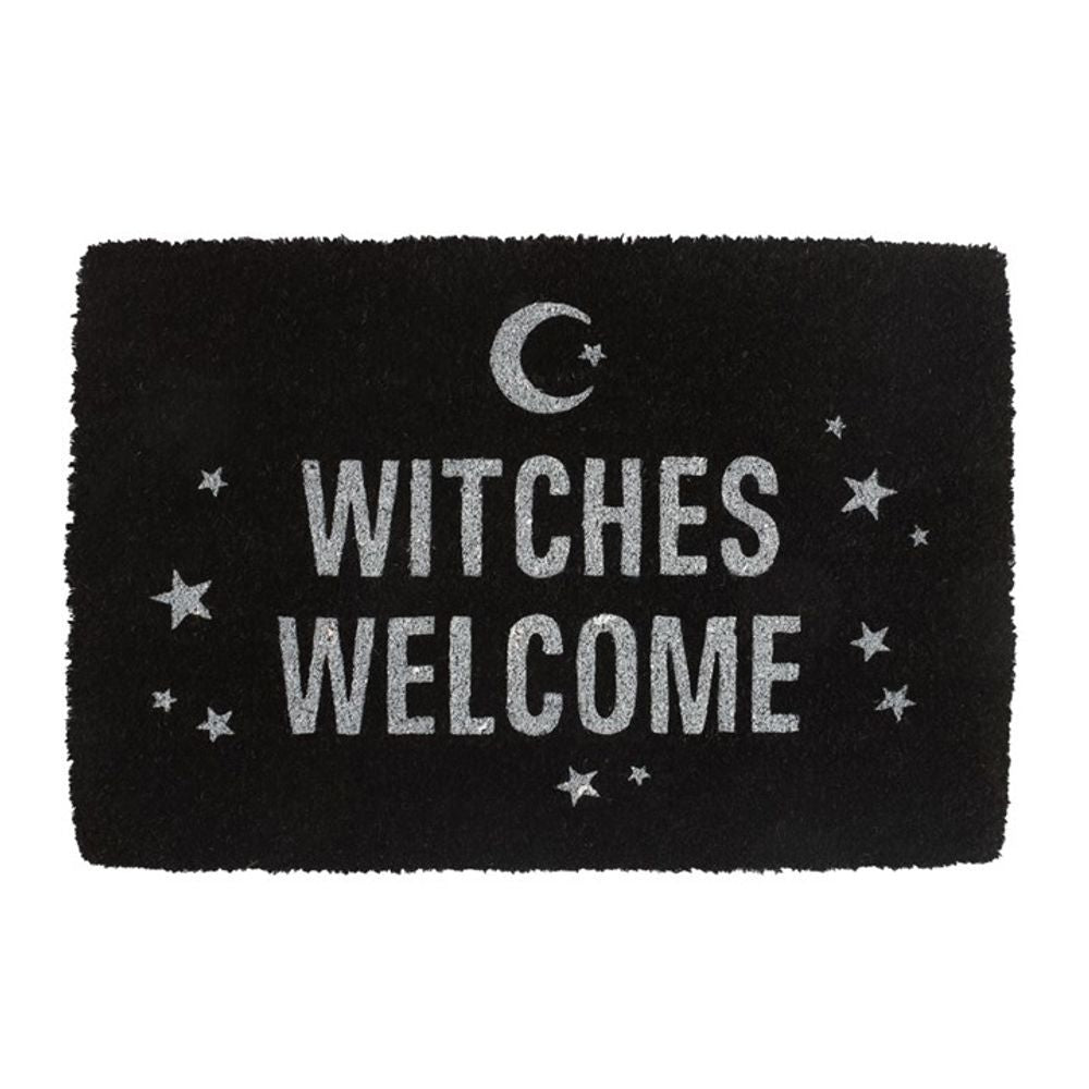 Black Witches Welcome Doormat - ScentiMelti Home Fragrance, Beauty & Gifts UK