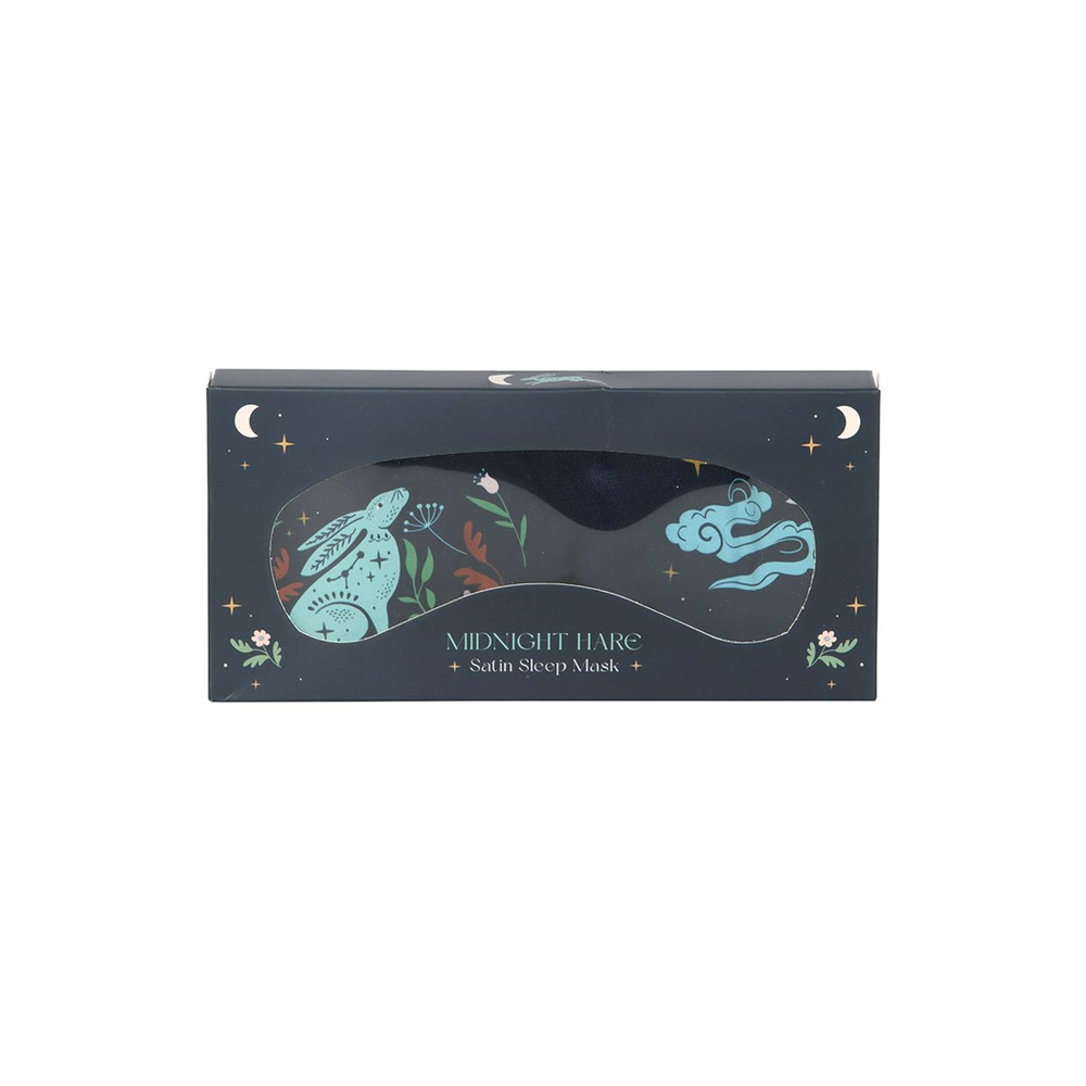 Midnight Hare Satin Sleep Mask - ScentiMelti Home Fragrance, Beauty & Gifts UK