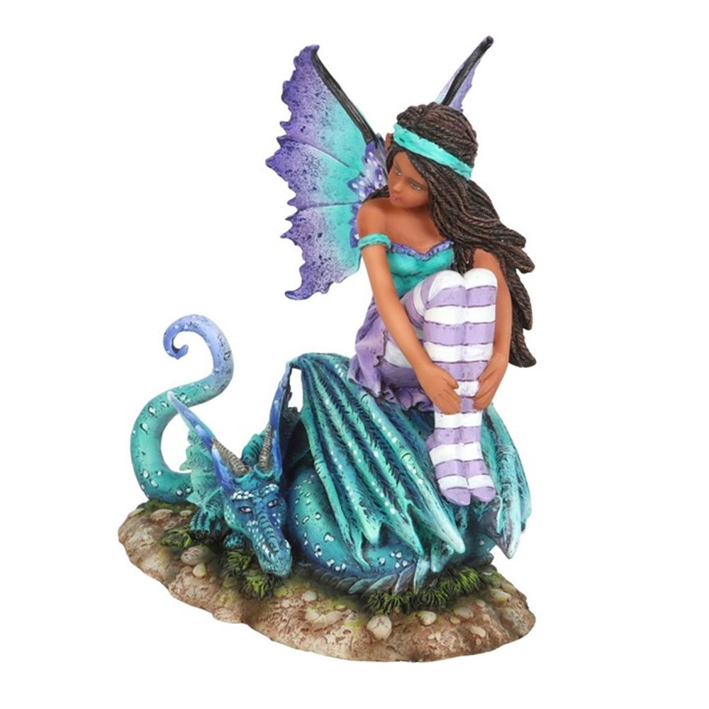 16cm Dragon Perch Fairy Figurine by Amy Brown - ScentiMelti  16cm Dragon Perch Fairy Figurine by Amy Brown