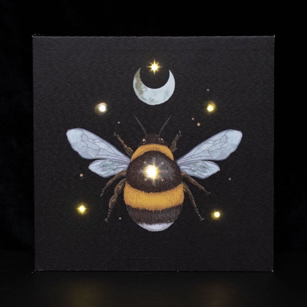 Forest Bee Light Up Canvas Plaque - ScentiMelti  Forest Bee Light Up Canvas Plaque