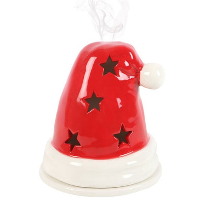 Santa Hat Incense Cone Burner and Tealight Holder - ScentiMelti  Santa Hat Incense Cone Burner and Tealight Holder