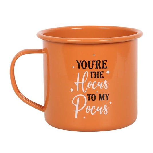 You're The Hocus To My Pocus Enamel Mug - ScentiMelti Home Fragrance, Beauty & Gifts UK