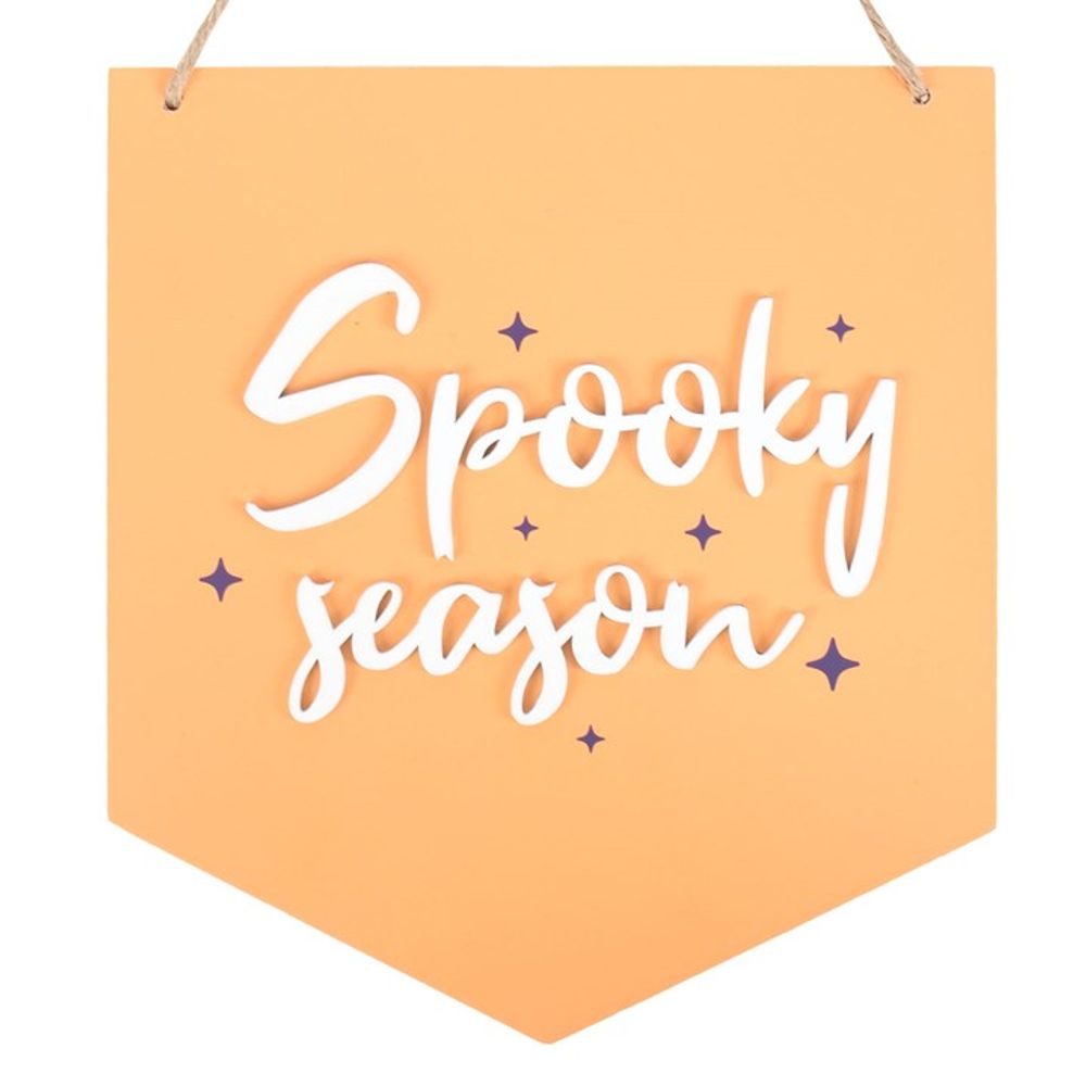 Orange Spooky Season Hanging Sign - ScentiMelti Home Fragrance, Beauty & Gifts UK