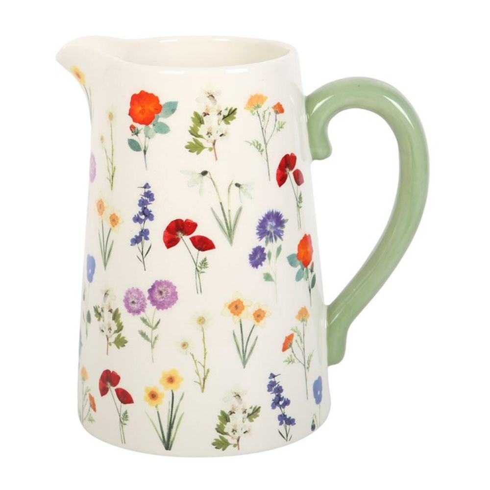 17cm Wildflower Ceramic Flower Jug - ScentiMelti Home Fragrance, Beauty & Gifts UK