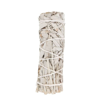 10cm Small White Sage Smudge Stick Wand - ScentiMelti  10cm Small White Sage Smudge Stick Wand