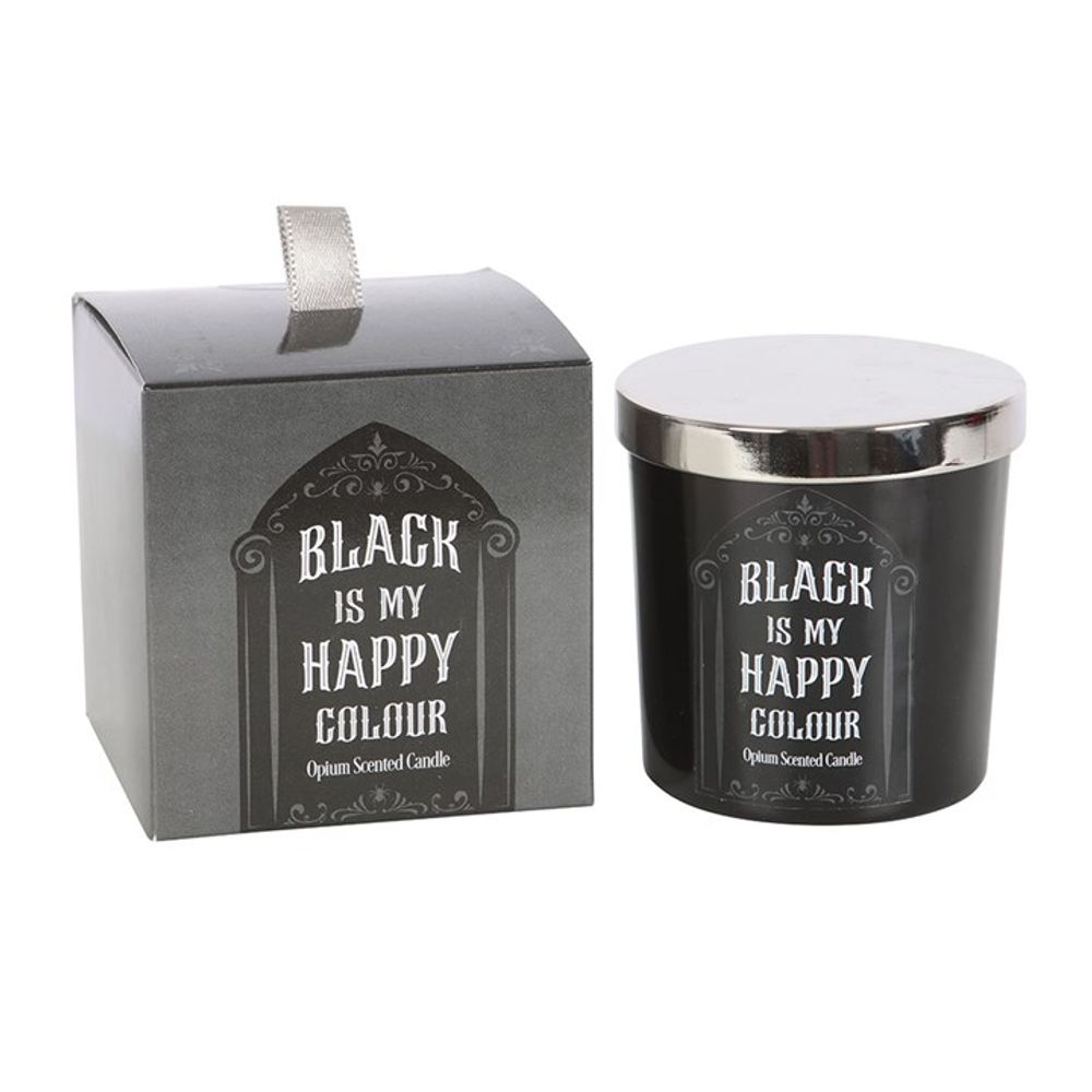 Black is My Happy Colour Opium Candle - ScentiMelti  Black is My Happy Colour Opium Candle