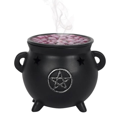 Pentagram Cauldron Incense Cone Holder - ScentiMelti  Pentagram Cauldron Incense Cone Holder