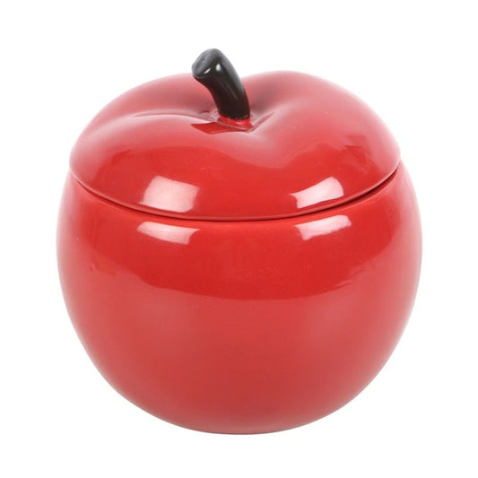 Red Apple Ceramic Oil Burner - ScentiMelti  Red Apple Ceramic Oil Burner