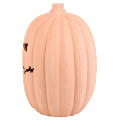 30cm Terracotta Pumpkin Ornament - ScentiMelti  30cm Terracotta Pumpkin Ornament