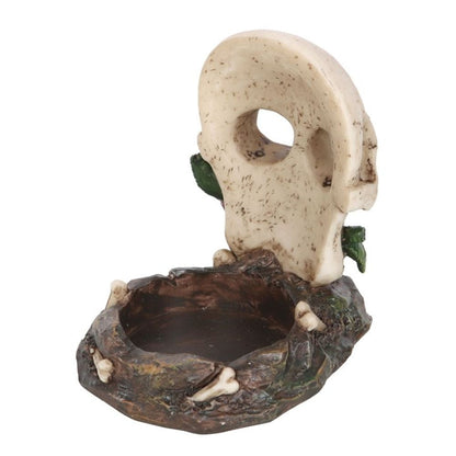 Skull Rose Tealight Holder - ScentiMelti  Skull Rose Tealight Holder