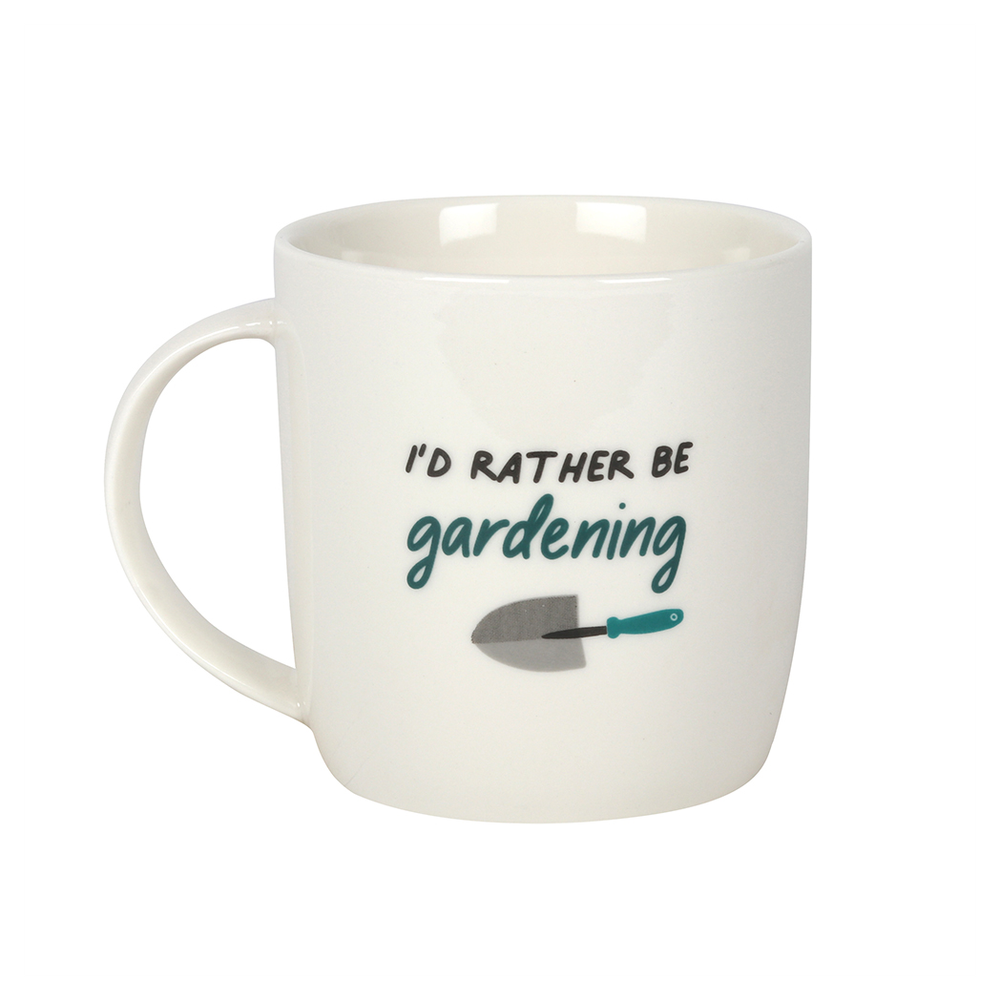 I'd Rather Be Gardening Ceramic Mug - ScentiMelti Home Fragrance, Beauty & Gifts UK