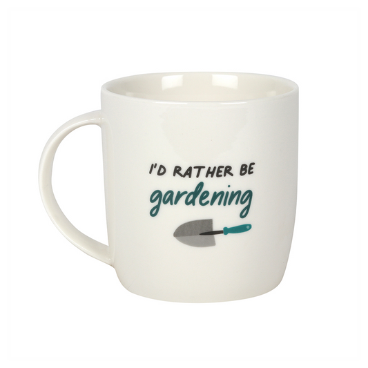 I'd Rather Be Gardening Ceramic Mug - ScentiMelti Home Fragrance, Beauty & Gifts UK