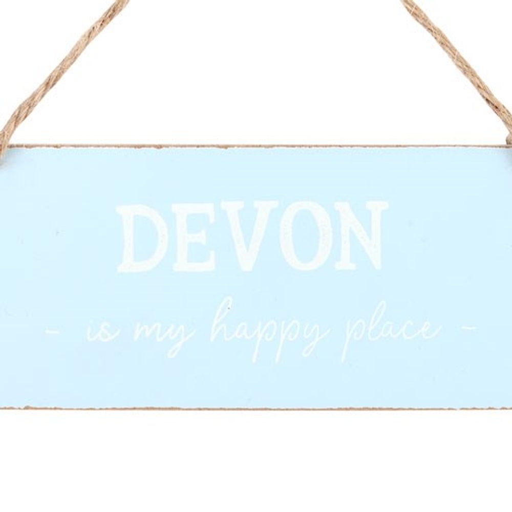 Devon is My Happy Place Hanging Sign - ScentiMelti  Devon is My Happy Place Hanging Sign