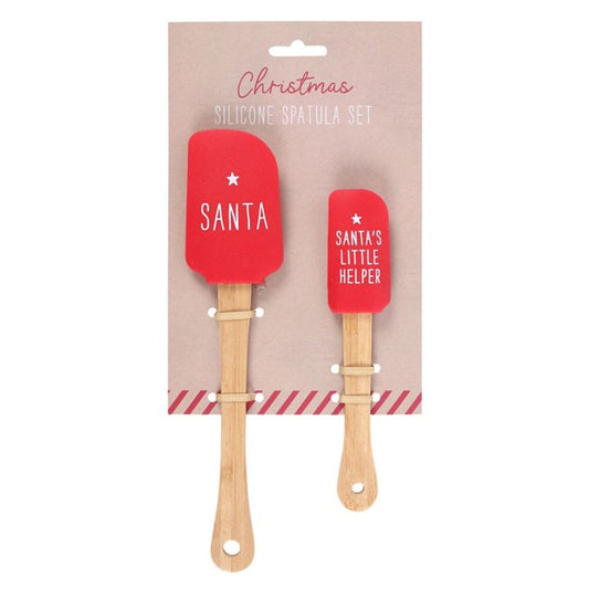 Santa's Helper Silicone Spatula Set - ScentiMelti  Santa's Helper Silicone Spatula Set