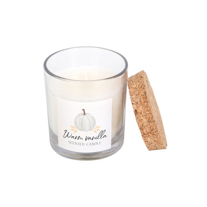 Warm Vanilla Autumn Candle - ScentiMelti  Warm Vanilla Autumn Candle