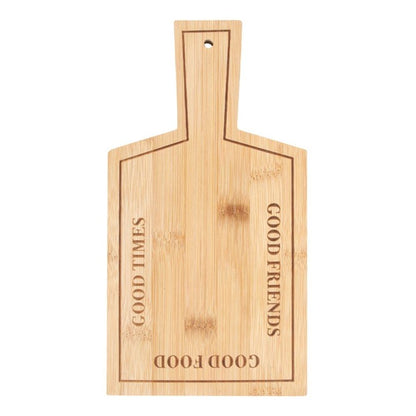 Good Times Bamboo Serving Board - ScentiMelti  Good Times Bamboo Serving Board