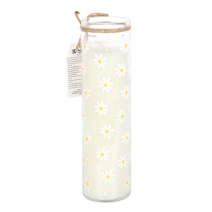 White Daisy Tube Candle - ScentiMelti  White Daisy Tube Candle