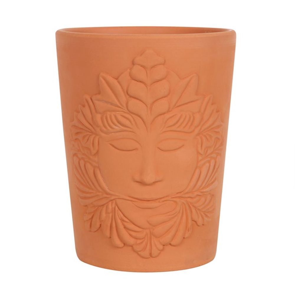 16cm Green Goddess Terracotta Plant Pot - ScentiMelti  16cm Green Goddess Terracotta Plant Pot