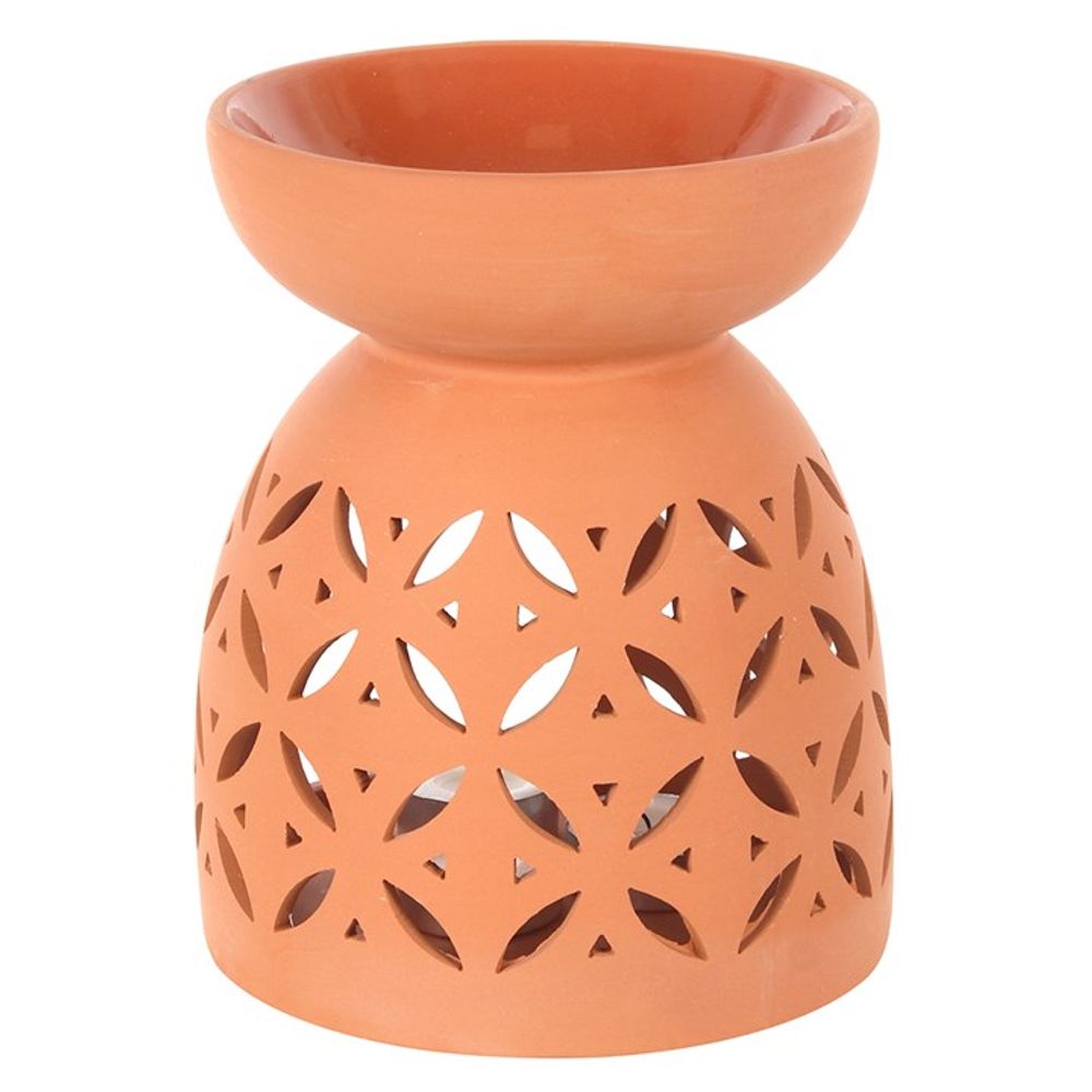 Giant Terracotta Oil Burner - ScentiMelti  Giant Terracotta Oil Burner