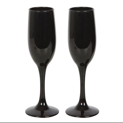 Til Death Do Us Party Champagne Flute Set - ScentiMelti  Til Death Do Us Party Champagne Flute Set