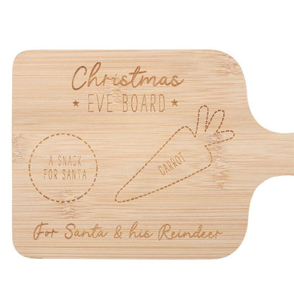 Wooden Christmas Eve Serving Board - ScentiMelti  Wooden Christmas Eve Serving Board