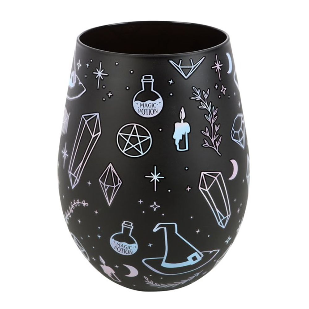 Crystal Witch Print Stemless Glass - ScentiMelti Home Fragrance, Beauty & Gifts UK