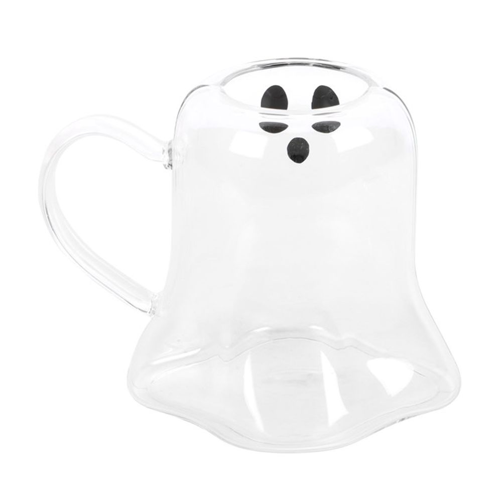 Ghost Shaped Glass Mug - ScentiMelti  Ghost Shaped Glass Mug