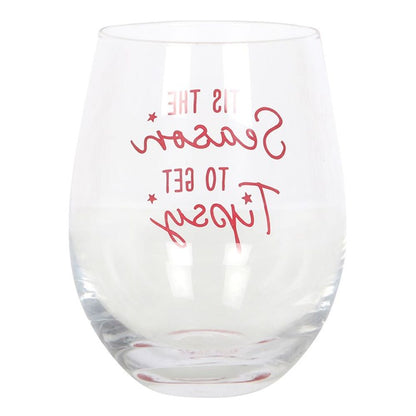 Season to Get Tipsy Stemless Glass - ScentiMelti  Season to Get Tipsy Stemless Glass