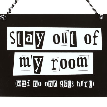 Stay Out of My Room Hanging Sign - ScentiMelti  Stay Out of My Room Hanging Sign