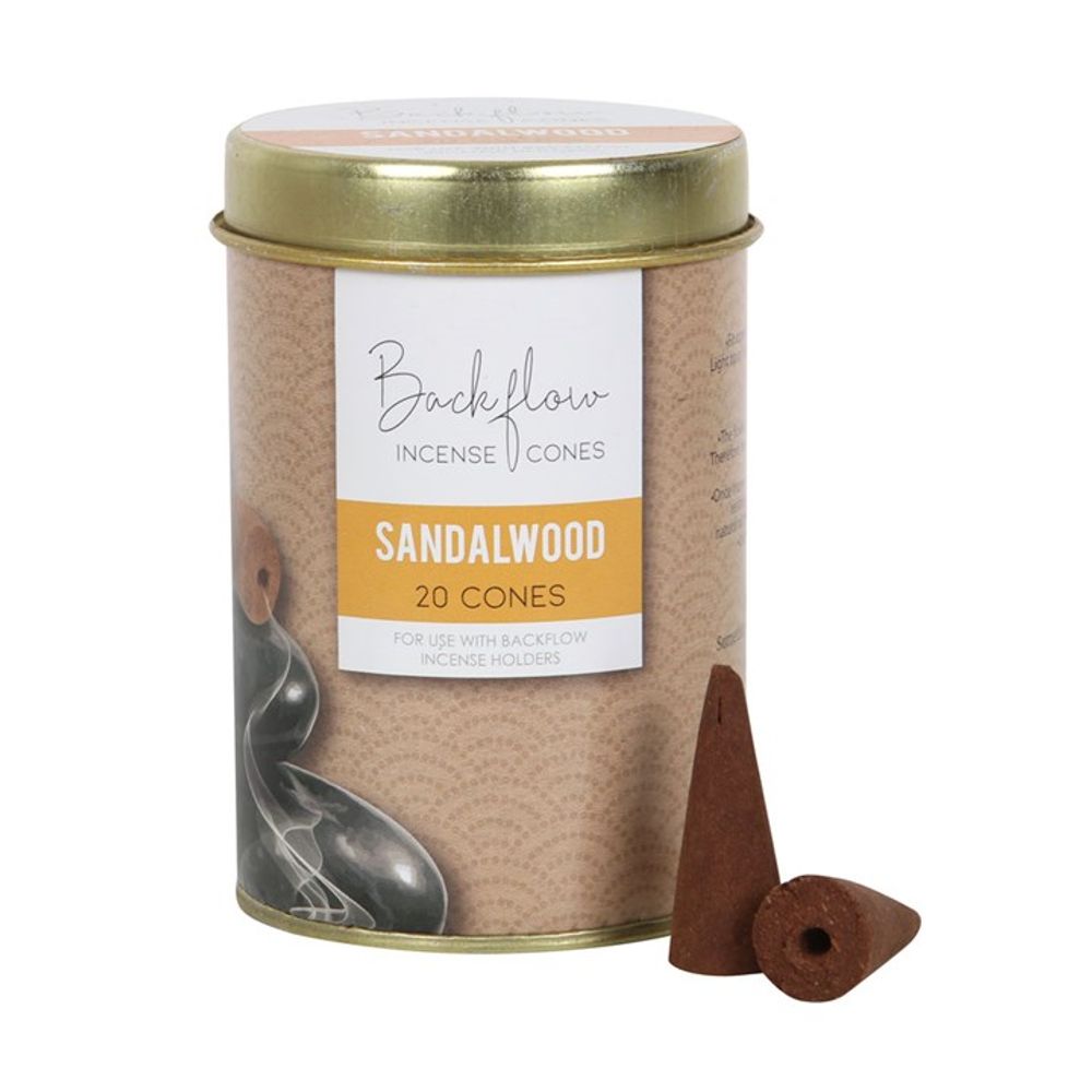 6 Tins of  Elements Sandalwood Jumbo Backflow Cones - ScentiMelti  6 Tins of  Elements Sandalwood Jumbo Backflow Cones