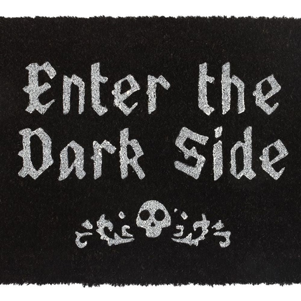 Black Enter The Dark Side Coir Doormat - ScentiMelti Home Fragrance, Beauty & Gifts UK