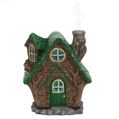 Woody Lodge Incense Cone Burner by Lisa Parker - ScentiMelti  Woody Lodge Incense Cone Burner by Lisa Parker