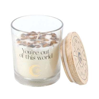 Vanilla Stardust Crystal Chip Candle - ScentiMelti  Vanilla Stardust Crystal Chip Candle