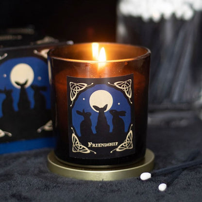 'Moon Gazing Hares' Friendship Candle by Lisa Parker - ScentiMelti  'Moon Gazing Hares' Friendship Candle by Lisa Parker