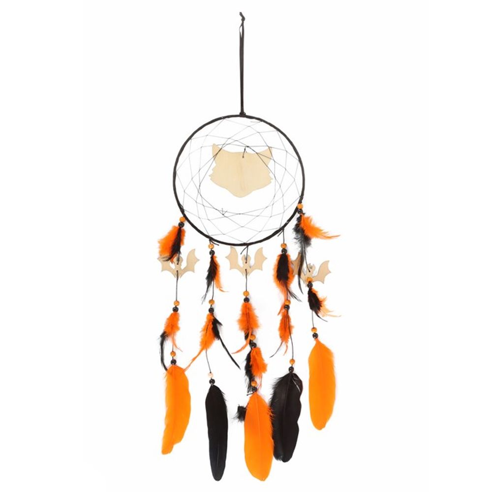 Black Cat Halloween Dreamcatcher - ScentiMelti  Black Cat Halloween Dreamcatcher