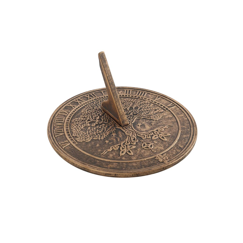 Tree Of Life Terracotta Sundial by Lisa Parker - ScentiMelti  Tree Of Life Terracotta Sundial by Lisa Parker