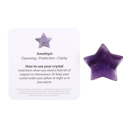 Friends Are Like Stars Lucky Amethyst Crystal Star in a Bag - ScentiMelti  Friends Are Like Stars Lucky Amethyst Crystal Star in a Bag