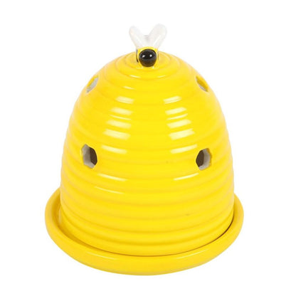 Yellow Beehive Incense Cone Holder - ScentiMelti  Yellow Beehive Incense Cone Holder