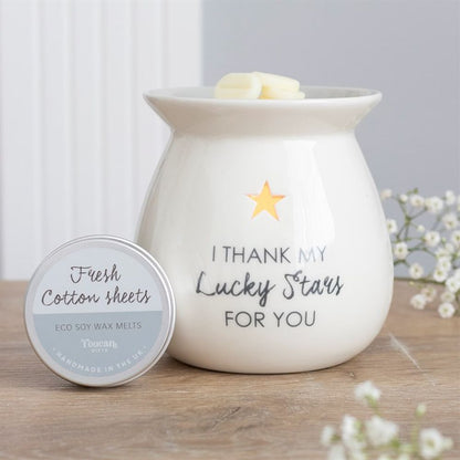 Lucky Stars Wax Melt Burner Gift Set - ScentiMelti  Lucky Stars Wax Melt Burner Gift Set