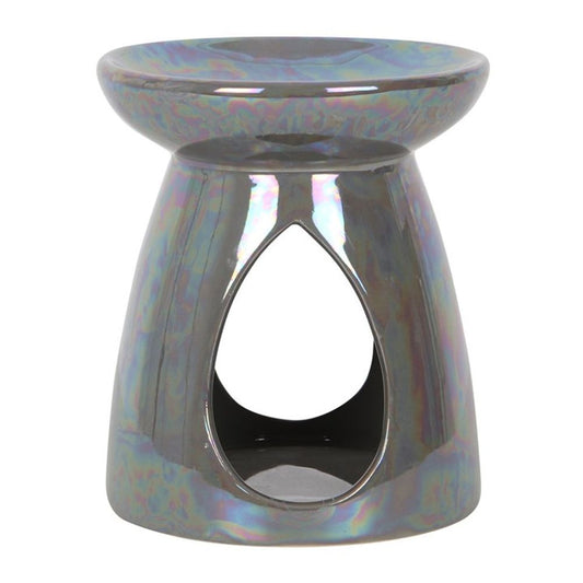 Iridescent Grey Oil Burner - ScentiMelti  Iridescent Grey Oil Burner