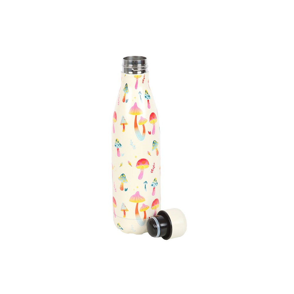 Funky Fungi Mushroom Print Metal Water Bottle - ScentiMelti Home Fragrance, Beauty & Gifts UK