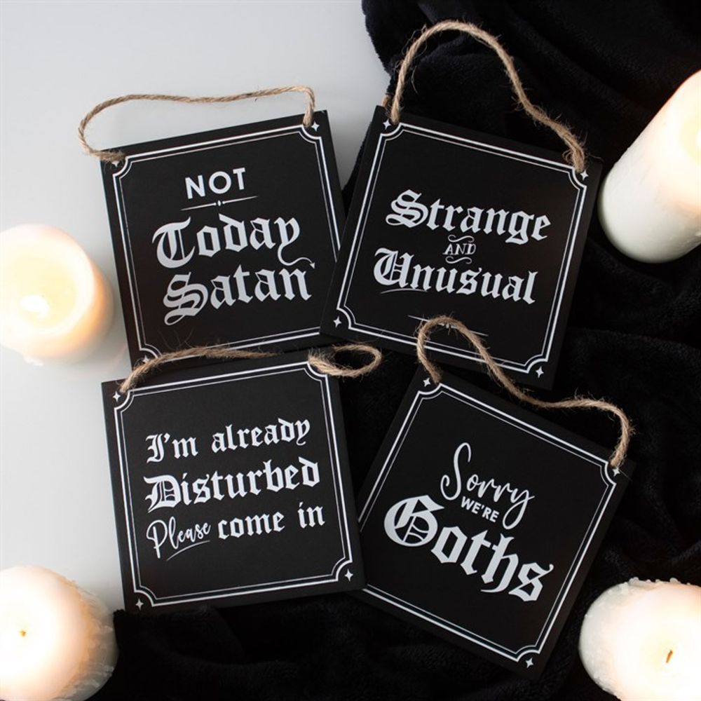 I'm Already Disturbed Hanging Sign - ScentiMelti Home Fragrance, Beauty & Gifts UK