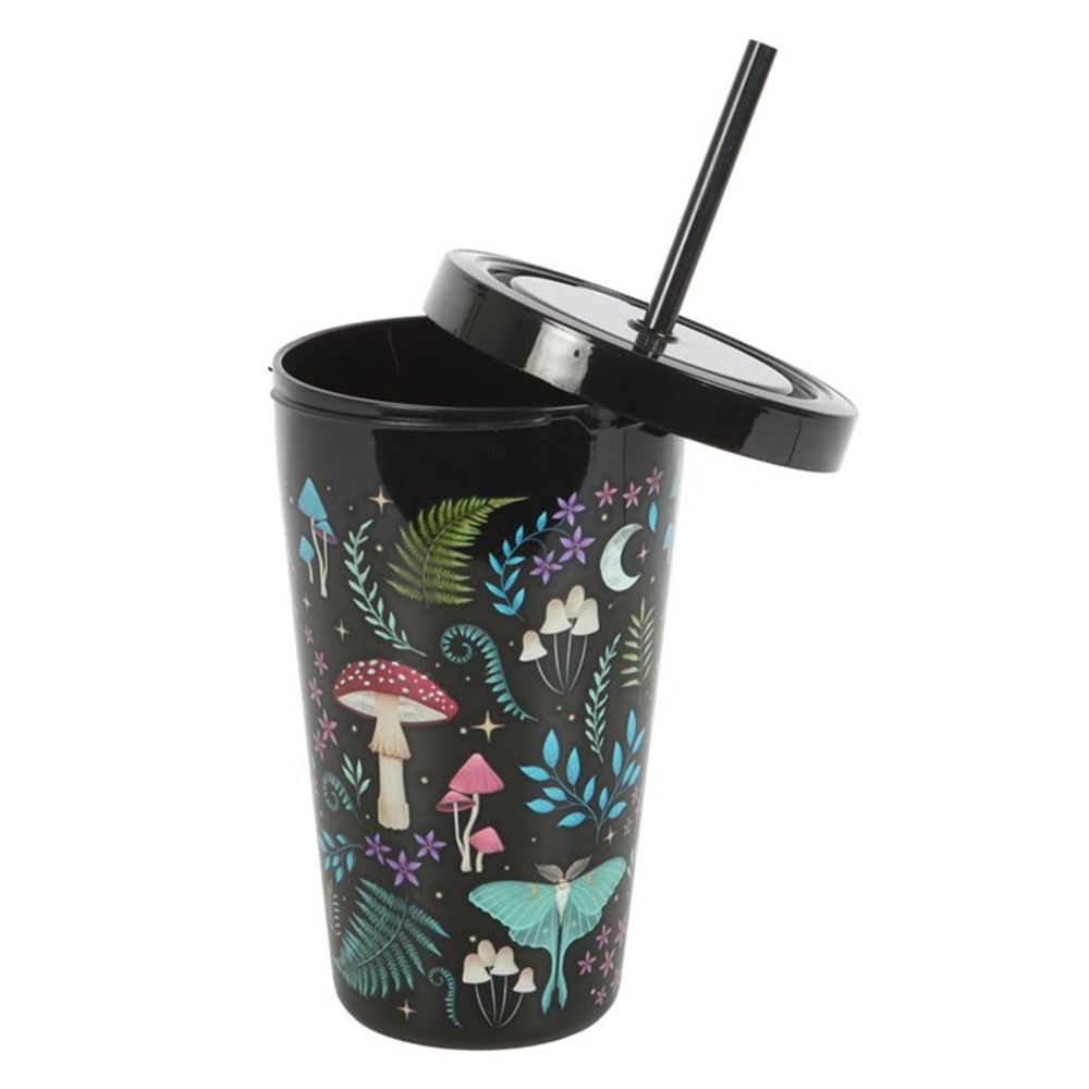 Dark Forest Print Plastic Tumbler with Straw - ScentiMelti Home Fragrance, Beauty & Gifts UK