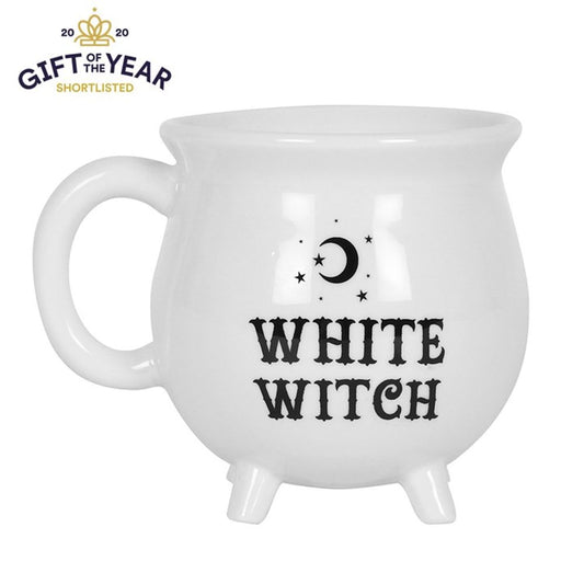 White Witch Cauldron Mug - ScentiMelti  White Witch Cauldron Mug